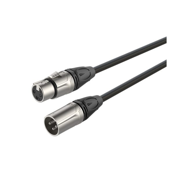 Cable Balanceado Roxtone DMXX200L10 Xlr Macho A Xlr Hembra 10 Metros