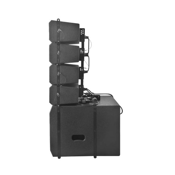 Sistema Line Array Activo XP Audio LA412 - 4 Modulos 4" y un Subwoofer 12" 800W RMS - Imagen 4