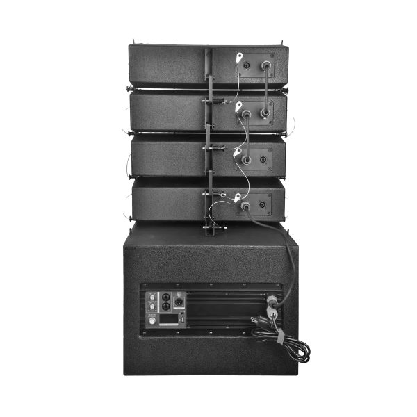 Sistema Line Array Activo XP Audio LA412 - 4 Modulos 4" y un Subwoofer 12" 800W RMS - Imagen 5