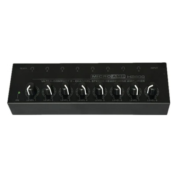 Amplificador de Auriculares Xp Audio Ha800 8 Salidas