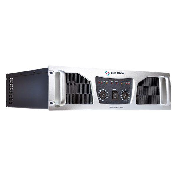 Amplificador de Potencia Analógica Tecshow Concert C:4800 - 2x1200W RMS