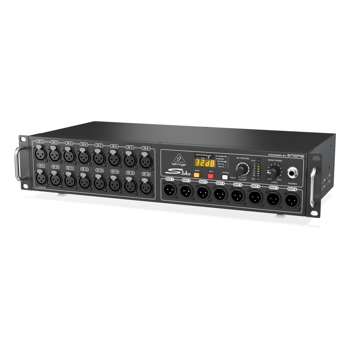 Stagebox Digital para Rack Behringer S16 - 16 Entradas y 8 Salidas - Imagen 3