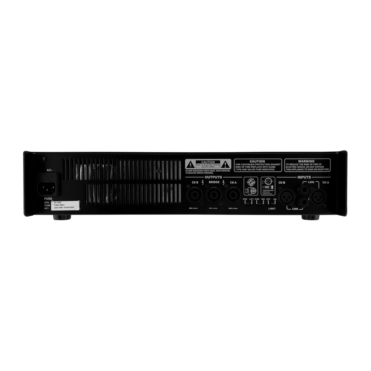Amplificador de Potencia Analógica XP Audio XL1250 - 2x380W RMS - Imagen 2