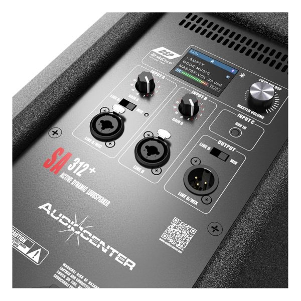 Bafle Activo Audiocenter SA312+ - 12" 1000 W RMS - Imagen 4