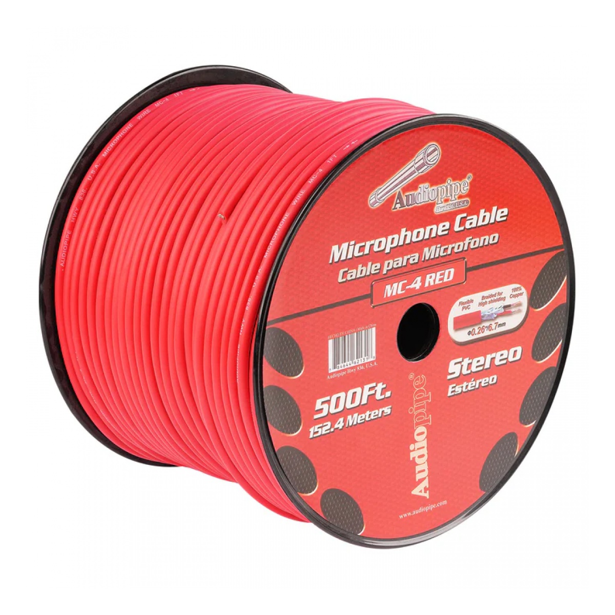 Cable para Micrófono 7mm Estéreo Audio Pipe MC-4/RO - Imagen 2