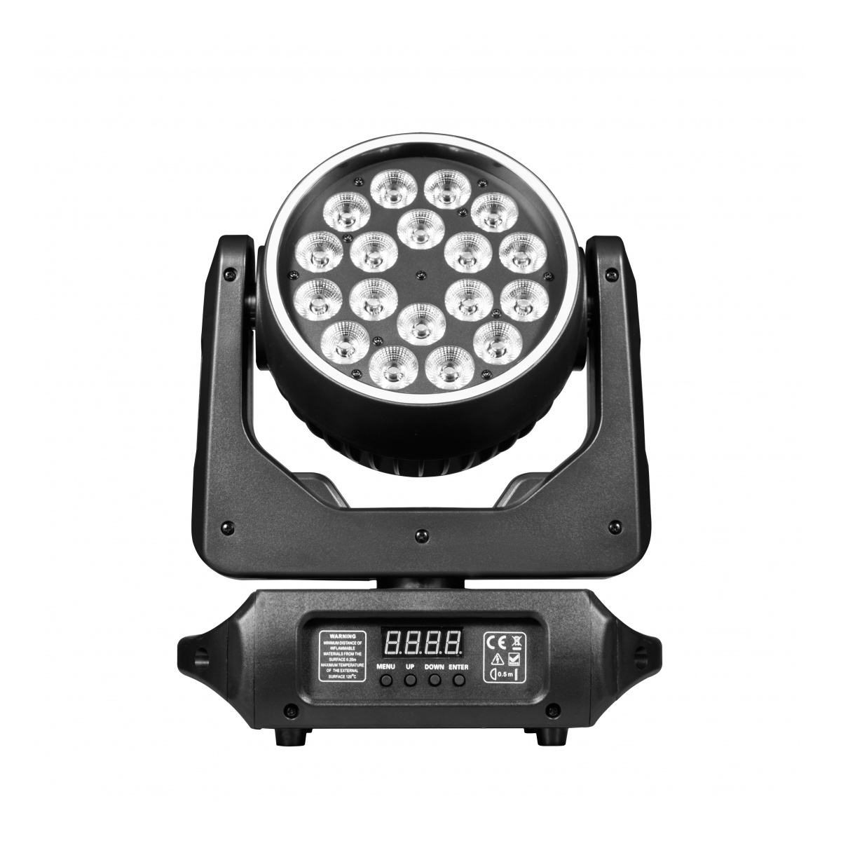 Cabezal Móvil Macrolite Cristal Wash 18*12w RGBW