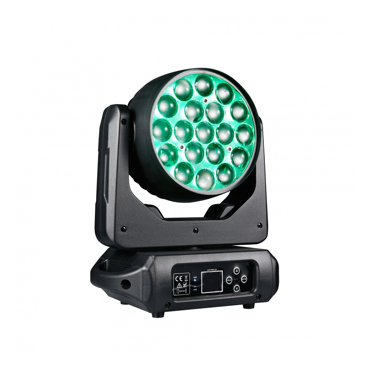 Cabezal Movil Macrolite Cristal Zoom 19x8W RGBW - Imagen 9